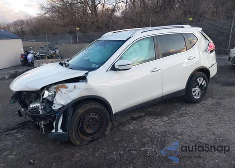 2016 Nissan Rogue S/Sl/Sv z USA, uszkodzony, nr VIN 5N1AT2MV8GC818691